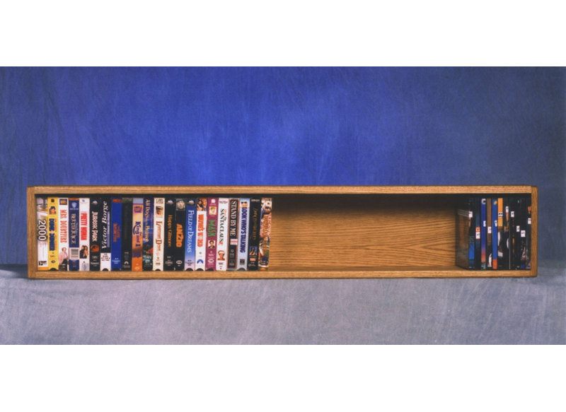 Rebrilliant 50 VHS Wall Mounted Multimedia Storage Rack Wayfair